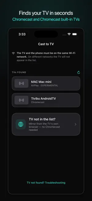 MirrorVO: Screen Mirroring screenshot 2