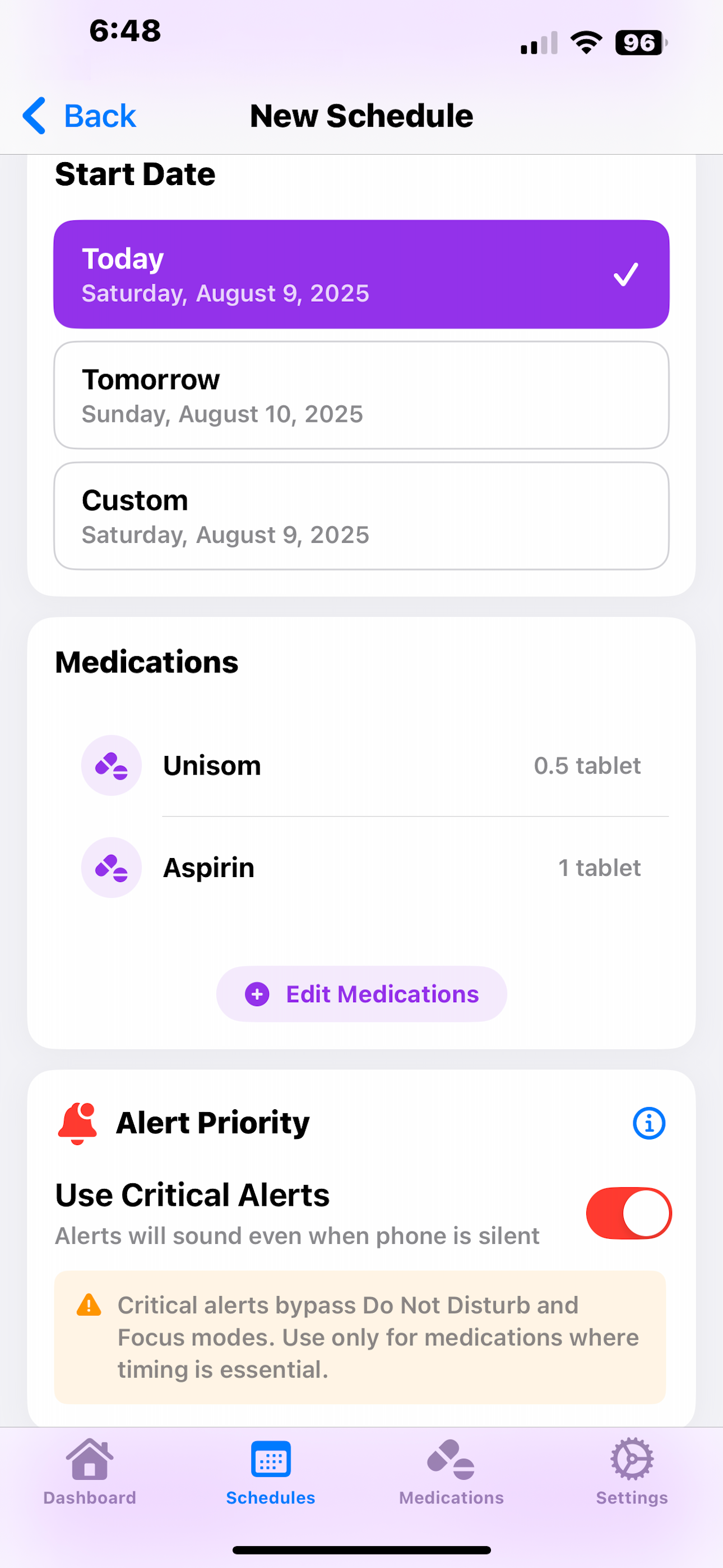 DoseLog screenshot 7