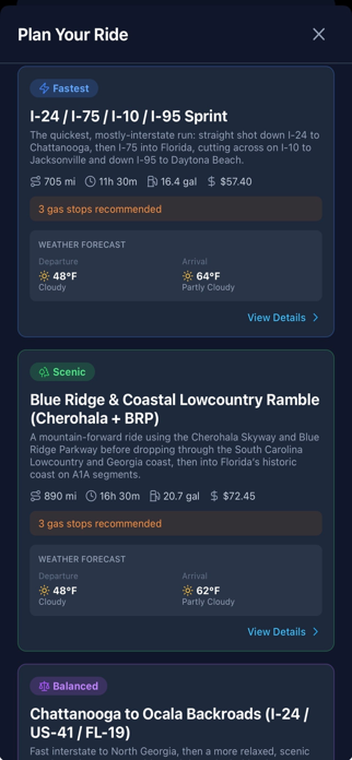 RideFlowApp Screenshot 1 of 4