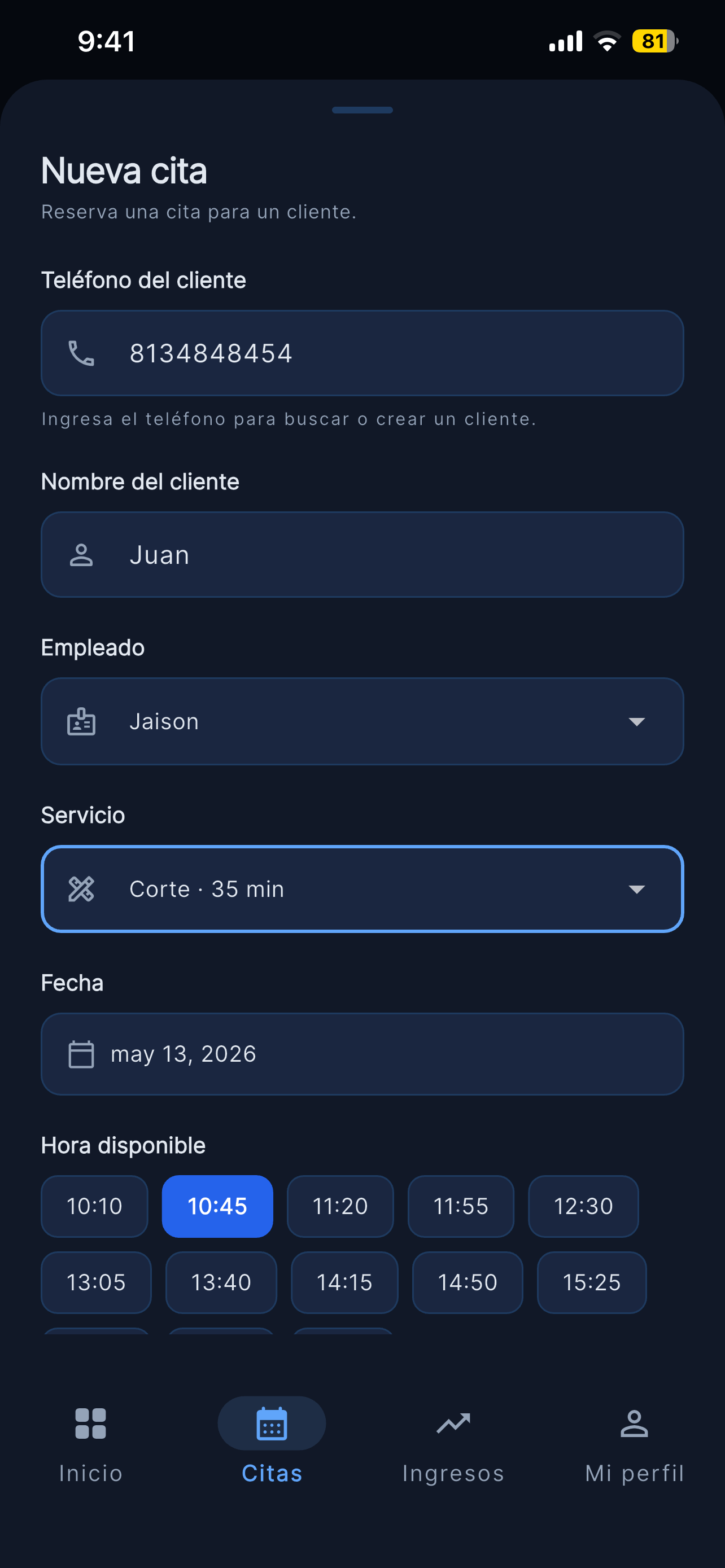 Easy - Gestión de Citas