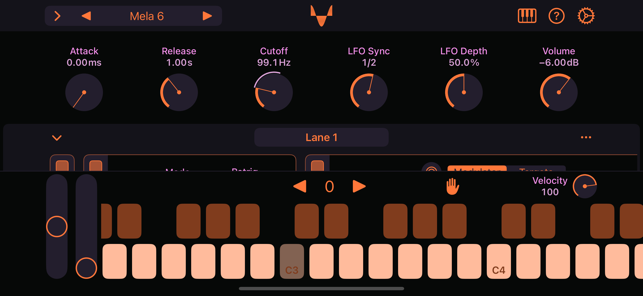 ‎Mela – AUv3: Synth, FX, MIDI Screenshot