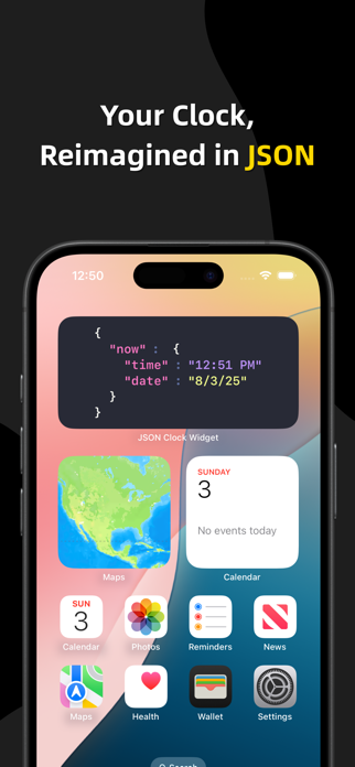 JSON Clock Screenshot 1 of 3