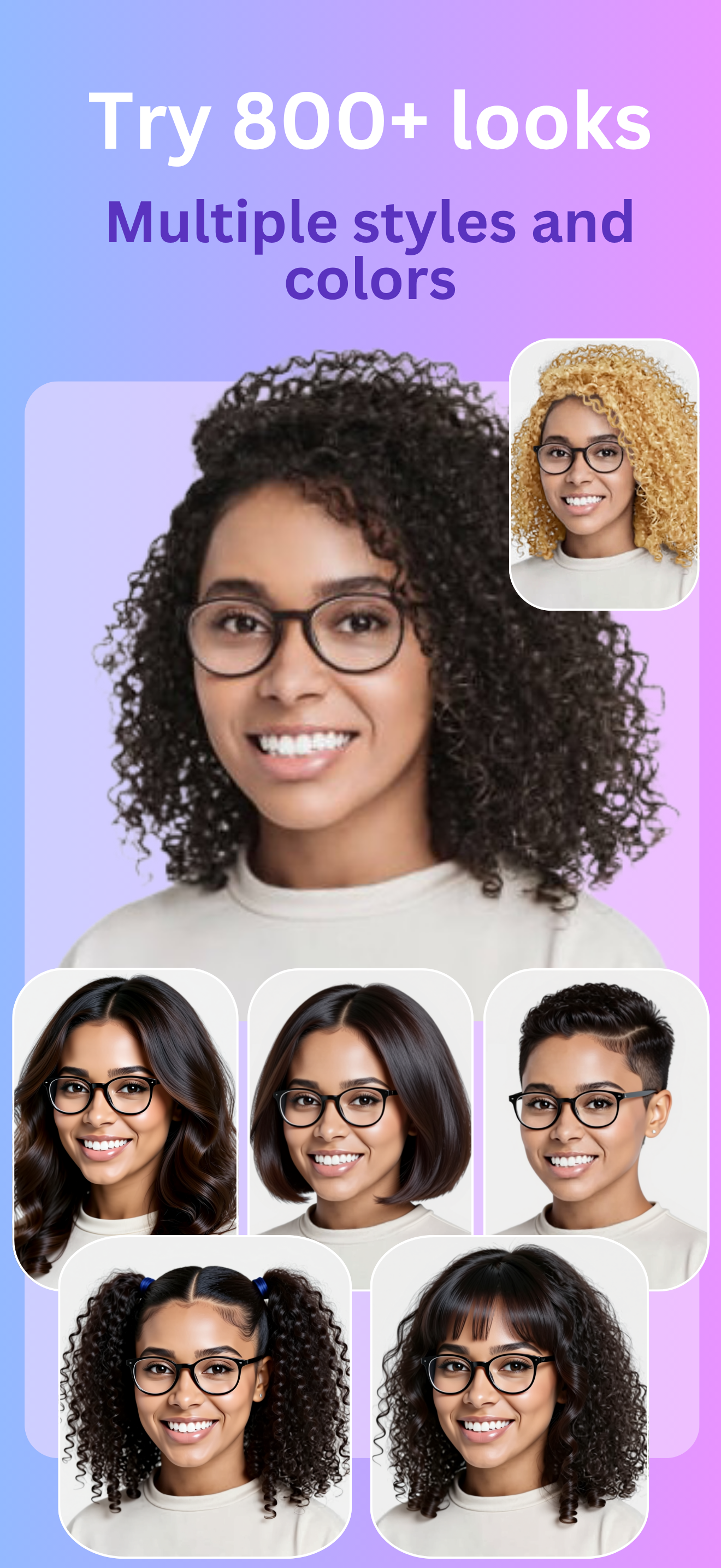 Hair Color Changer - Tinted screenshot 2