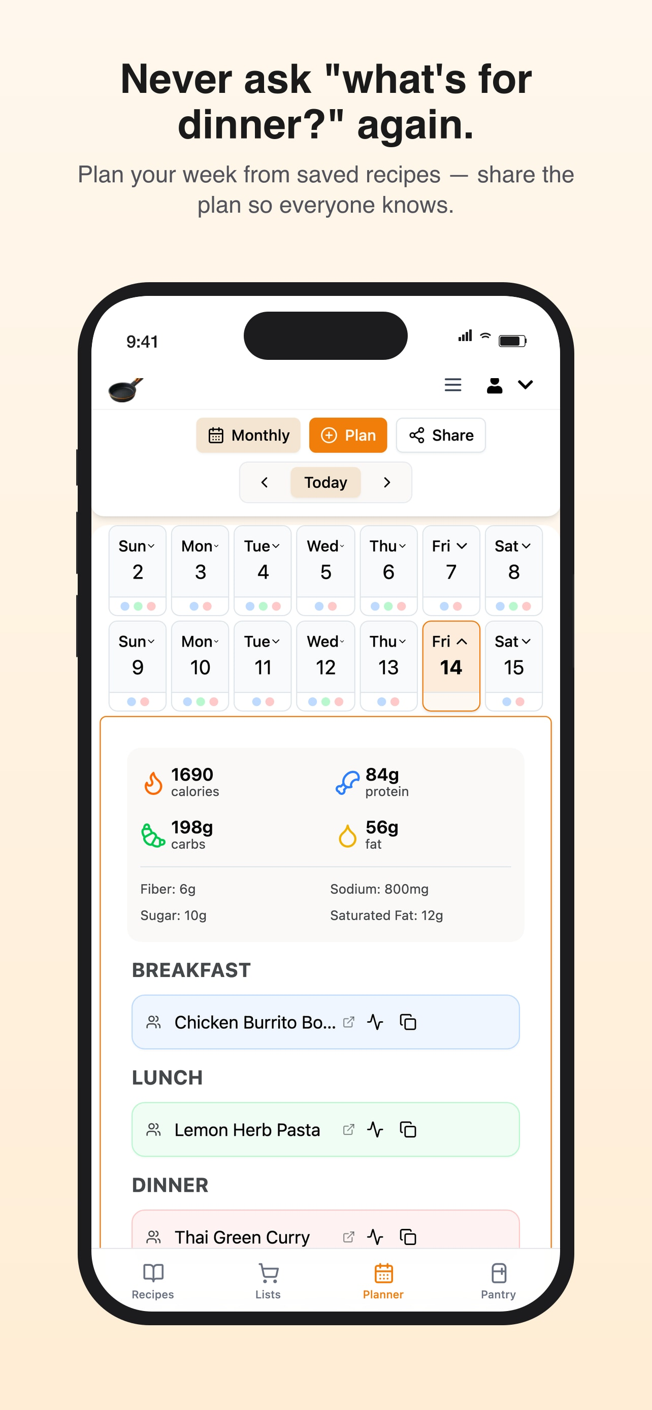 Pan Mate: Kitchen Assistant screenshot 2