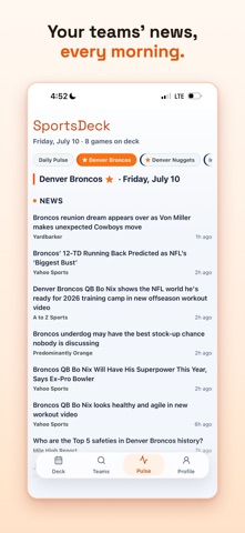 SportsDeck screenshot