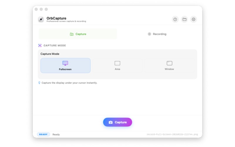 OrbCapture: Screen Recorder screenshot