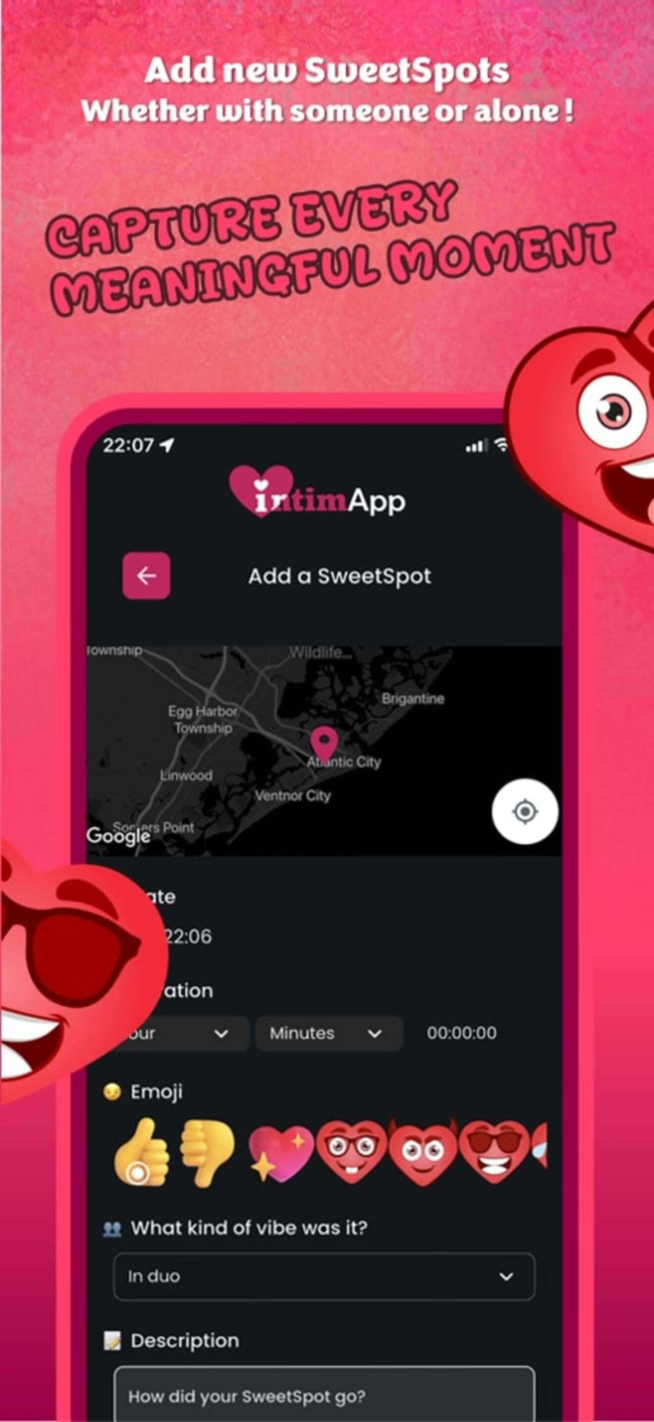 IntimApp : Love Tracker & Map screenshot 4