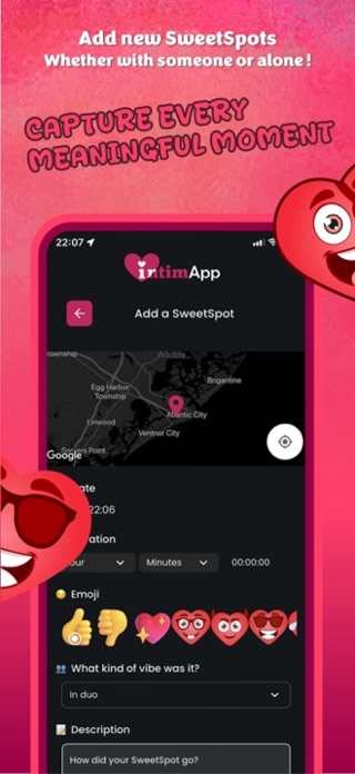 IntimApp : Love Tracker & Map Screenshot 4 of 6