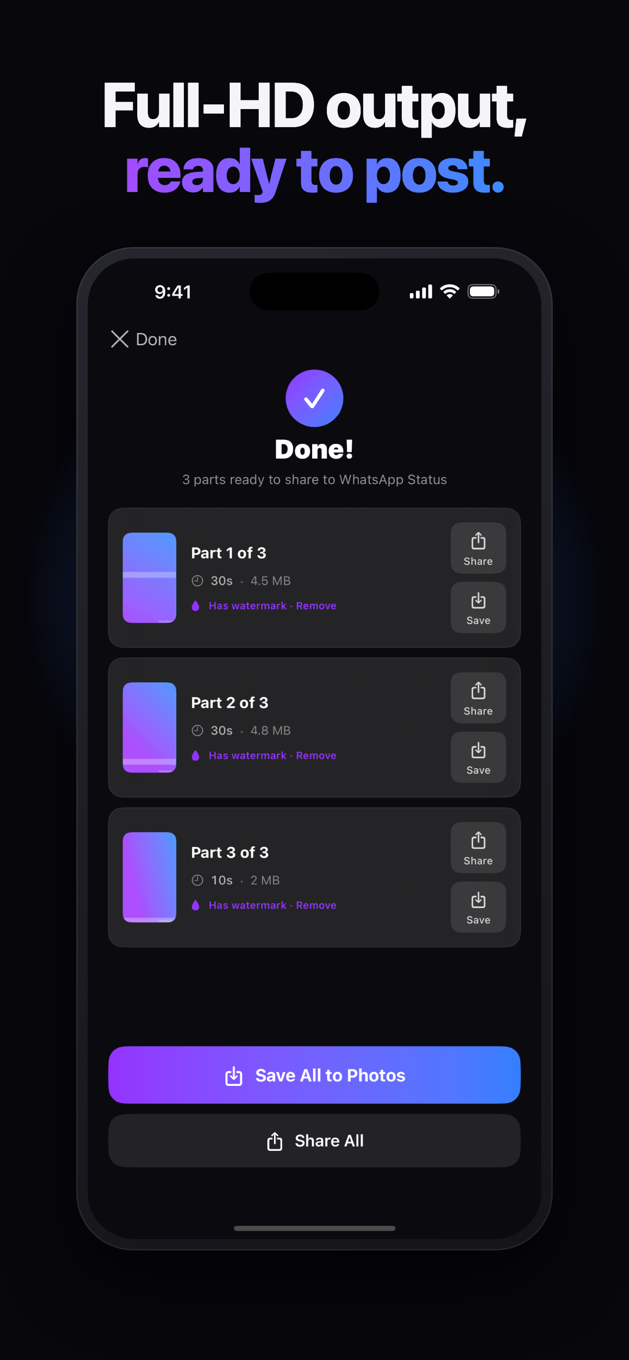ClearStatus: Crispy Crisp screenshot 3