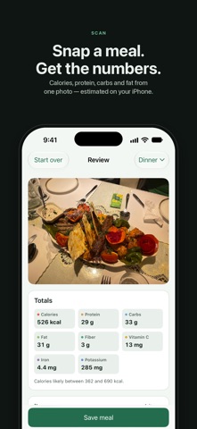 Sahni: Calorie & Macro Tracker iPhone screenshot