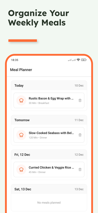 Delishable: AI Meal Planner Screenshot 3 of 5