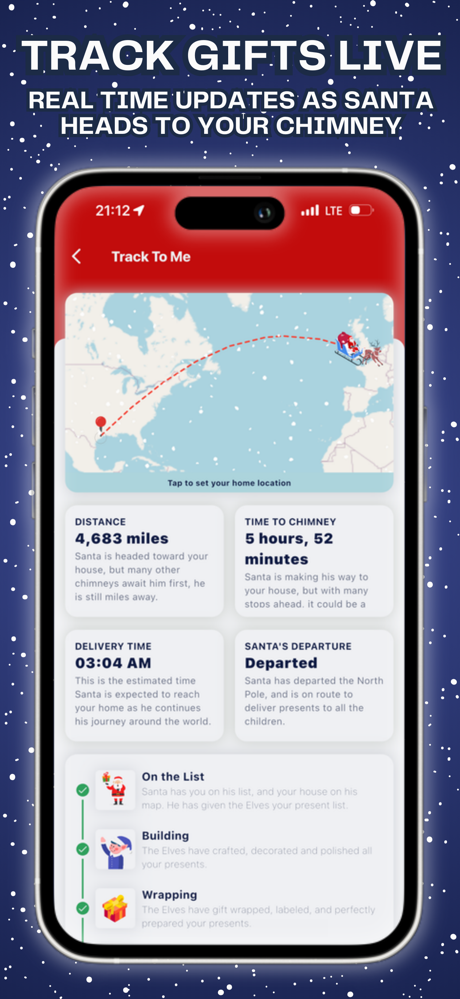 Live Santa Tracker screenshot 2