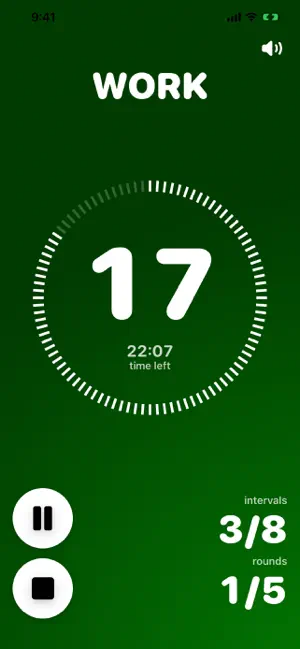 Perfect Tabata Timer screenshot 2