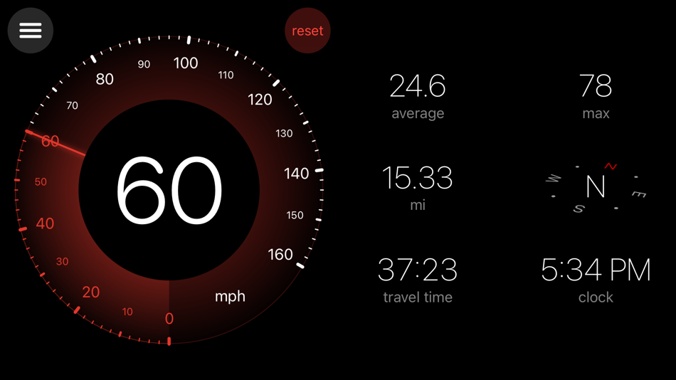 #3. Speedometer × (iOS) By: DOUBLE U s.r.o.