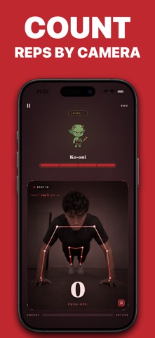 Workout Samurai: Push-Ups Screenshot 3 of 6