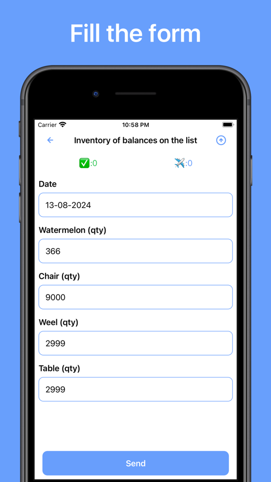 #8. Spreadsheet data entry (iOS) 来自: Ruslan Musagitov