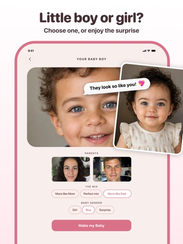 Futura: Baby Face Generator iPad screenshot