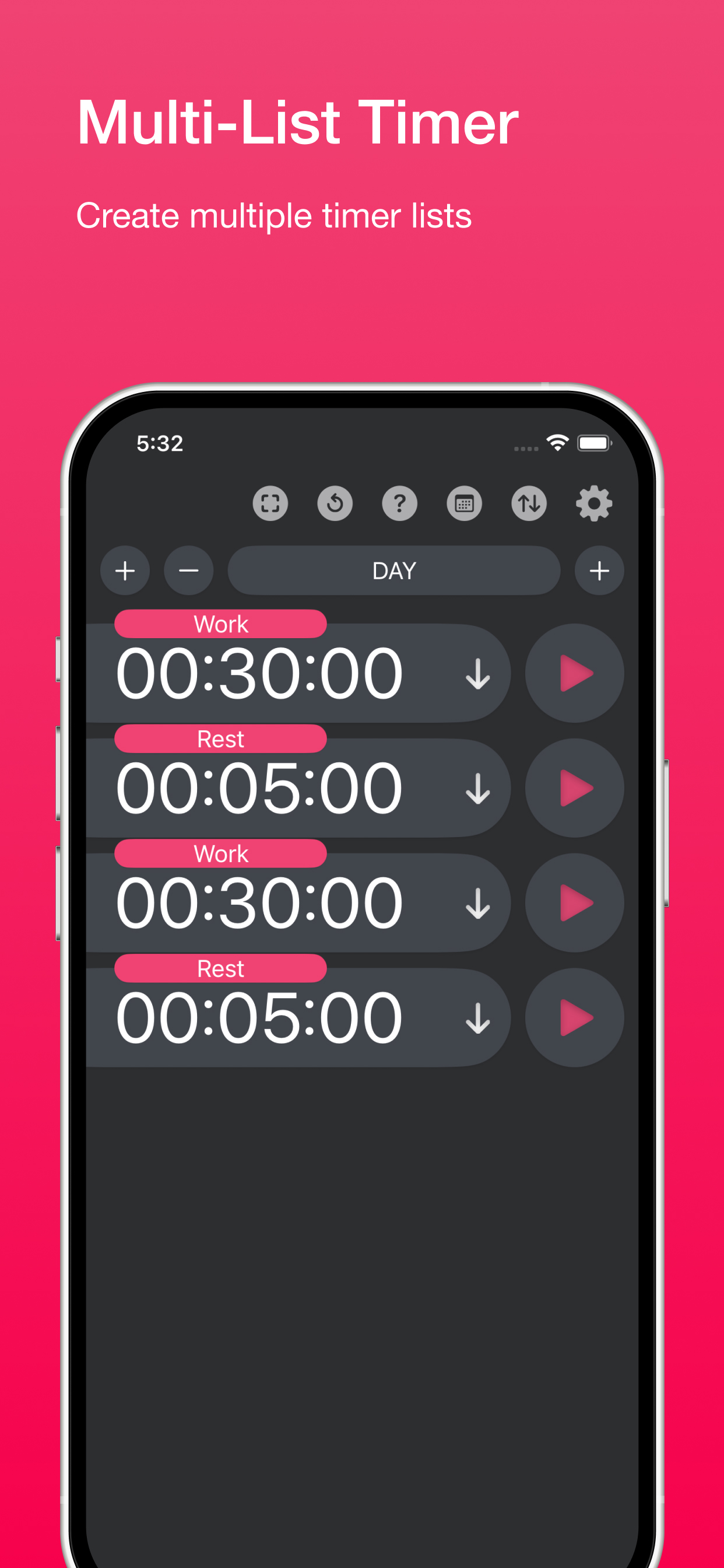 Multi-List Timer