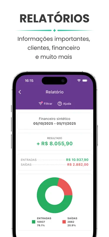 Corthy: Agenda Salão e Gestão screenshot 4 of 4
