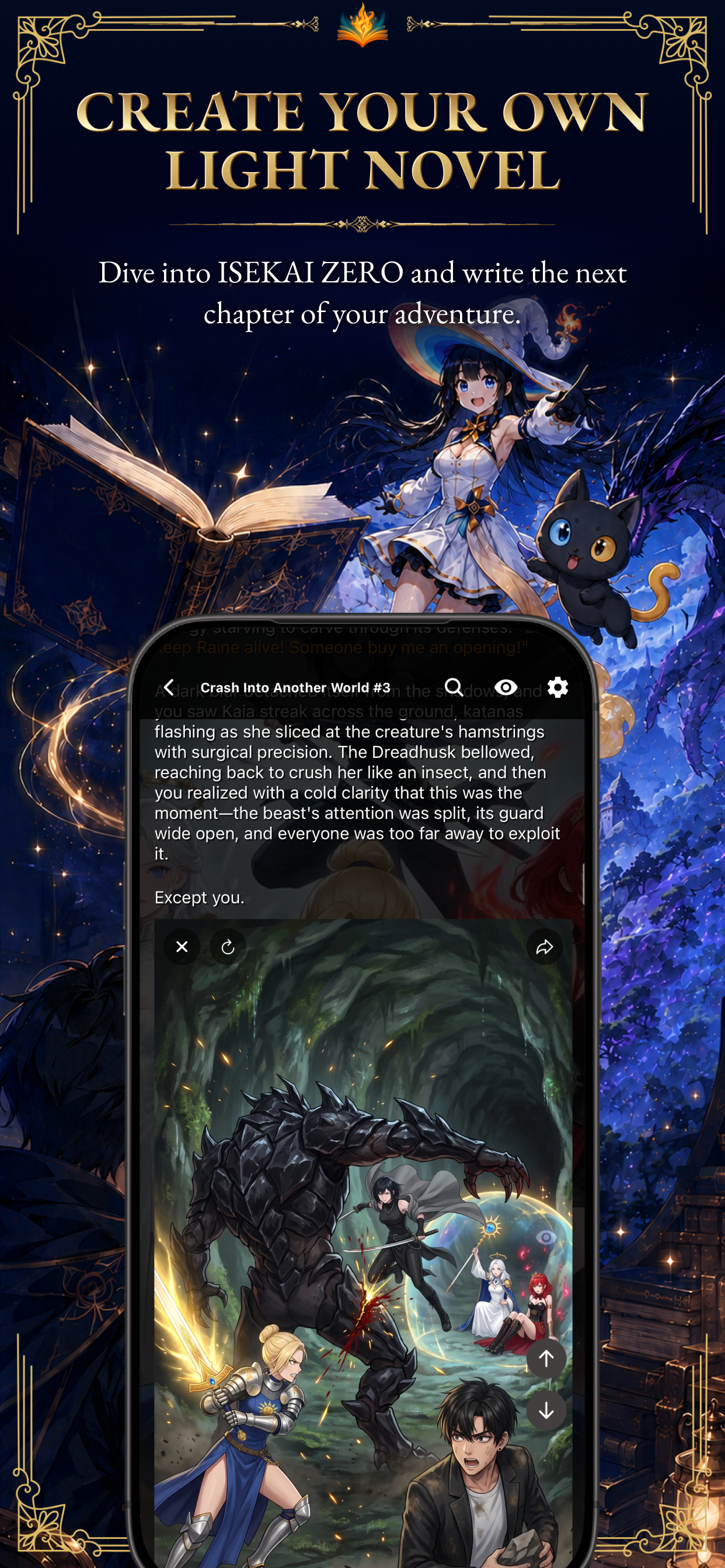 ISEKAI ZERO: Anime AI Roleplay screenshot 4