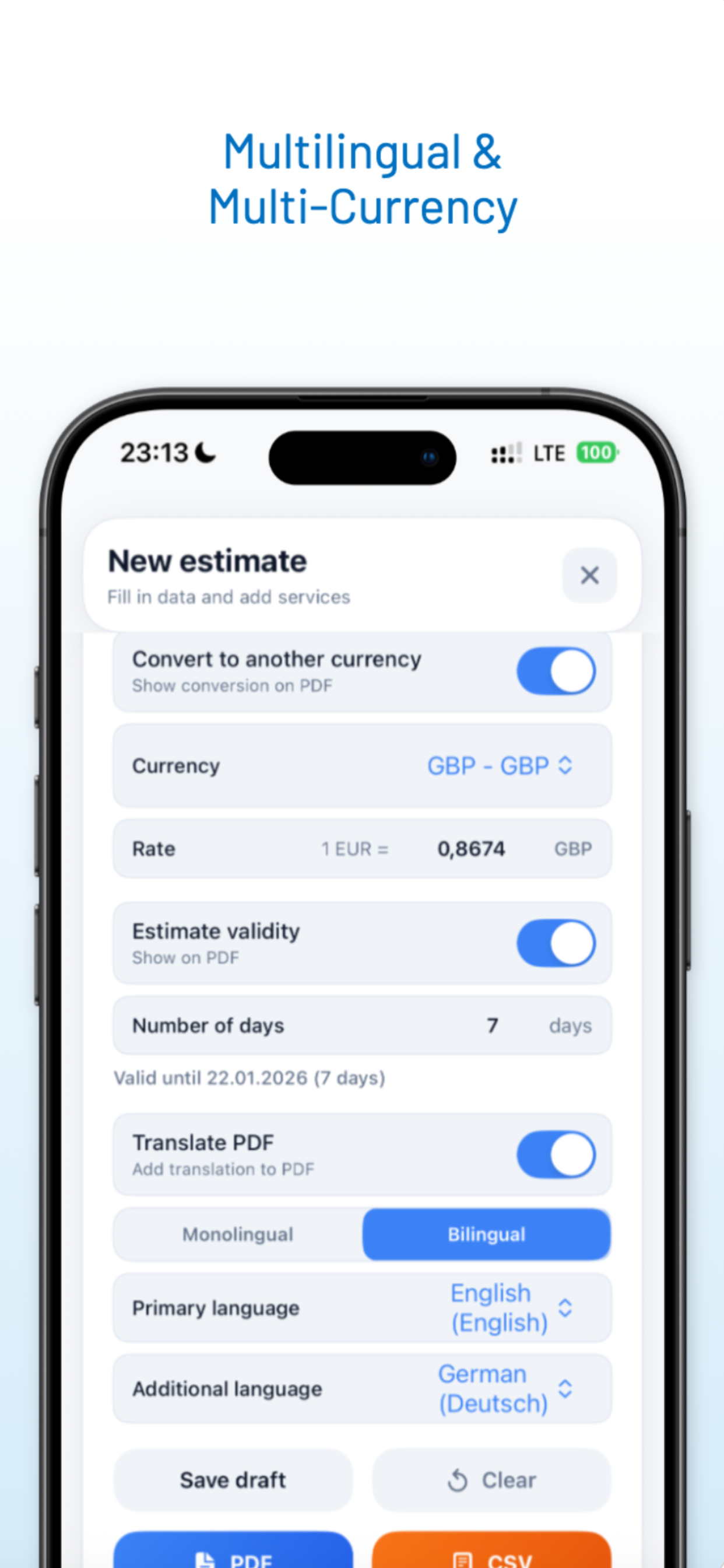 BudCal: Estimate Calculator screenshot 4
