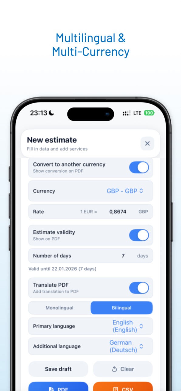 iPhone screenshot
