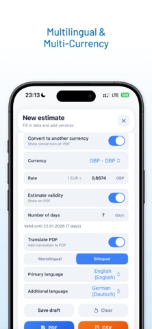BudCal: Estimate Calculator Screenshot 4 of 8