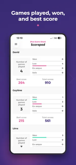Dice Score Sheet & Scorepad screenshot 3