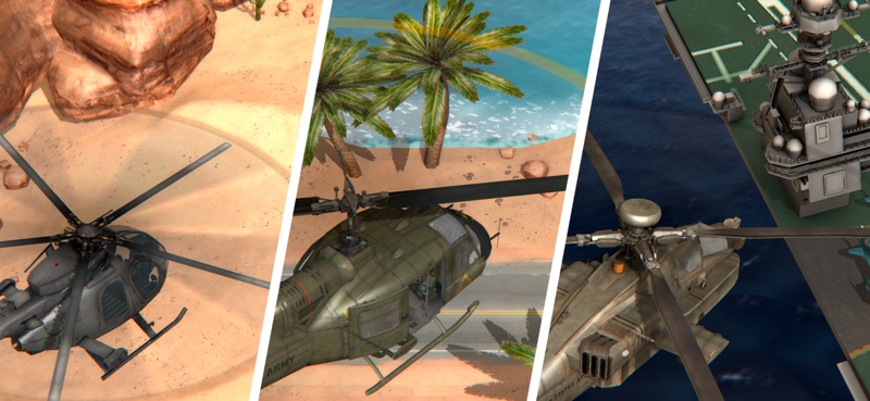 Desert Heli Strike 3D: Gunship screenshot 2