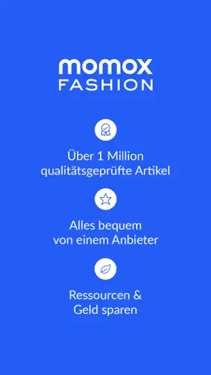 Screenshot von Momox Fashion - Second Hand auf dem iPhone 8