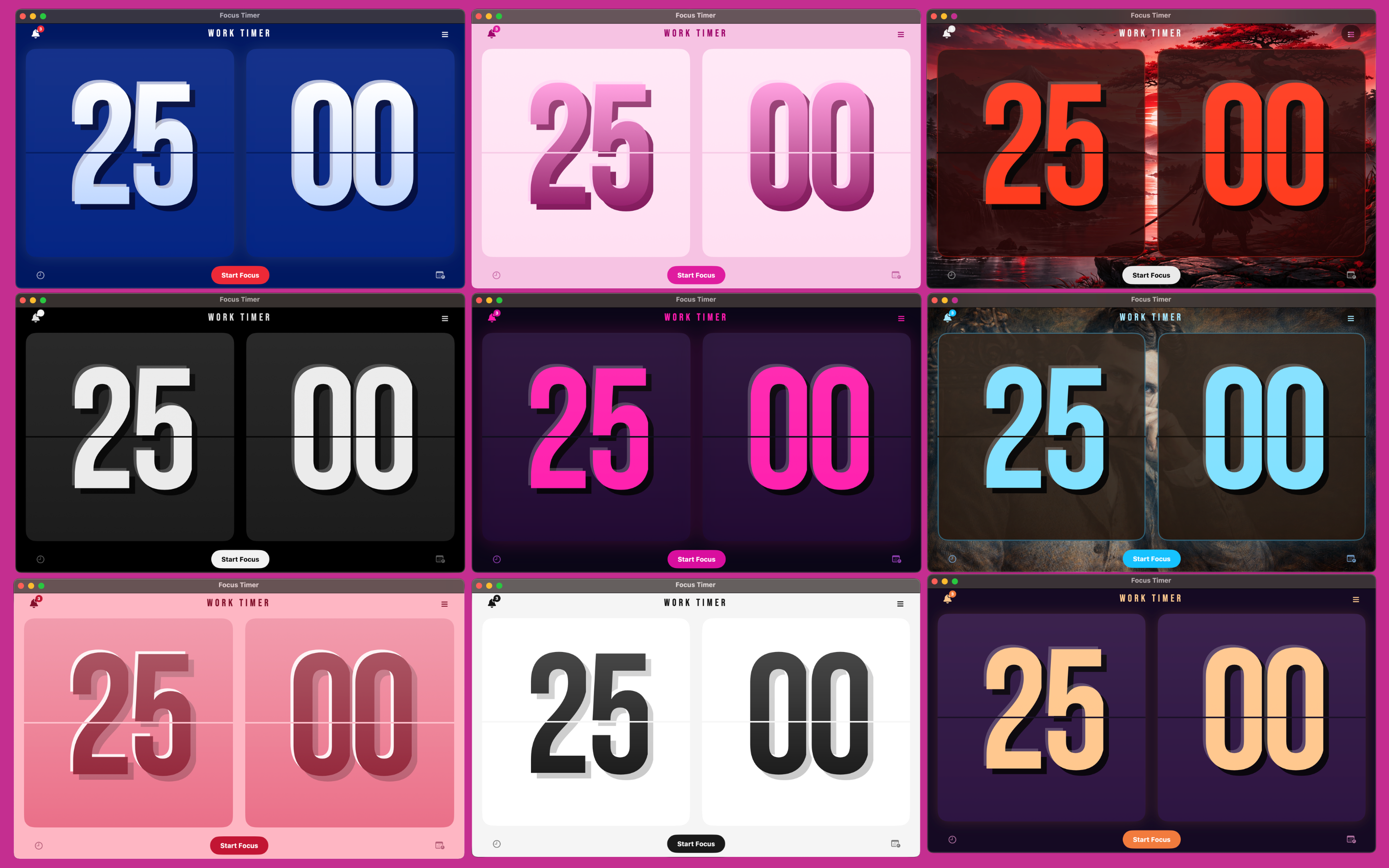 Work Timer: Pomodoro Focus