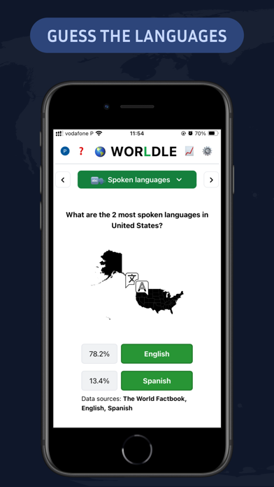 Worldle - Guess The Country! Screenshot
