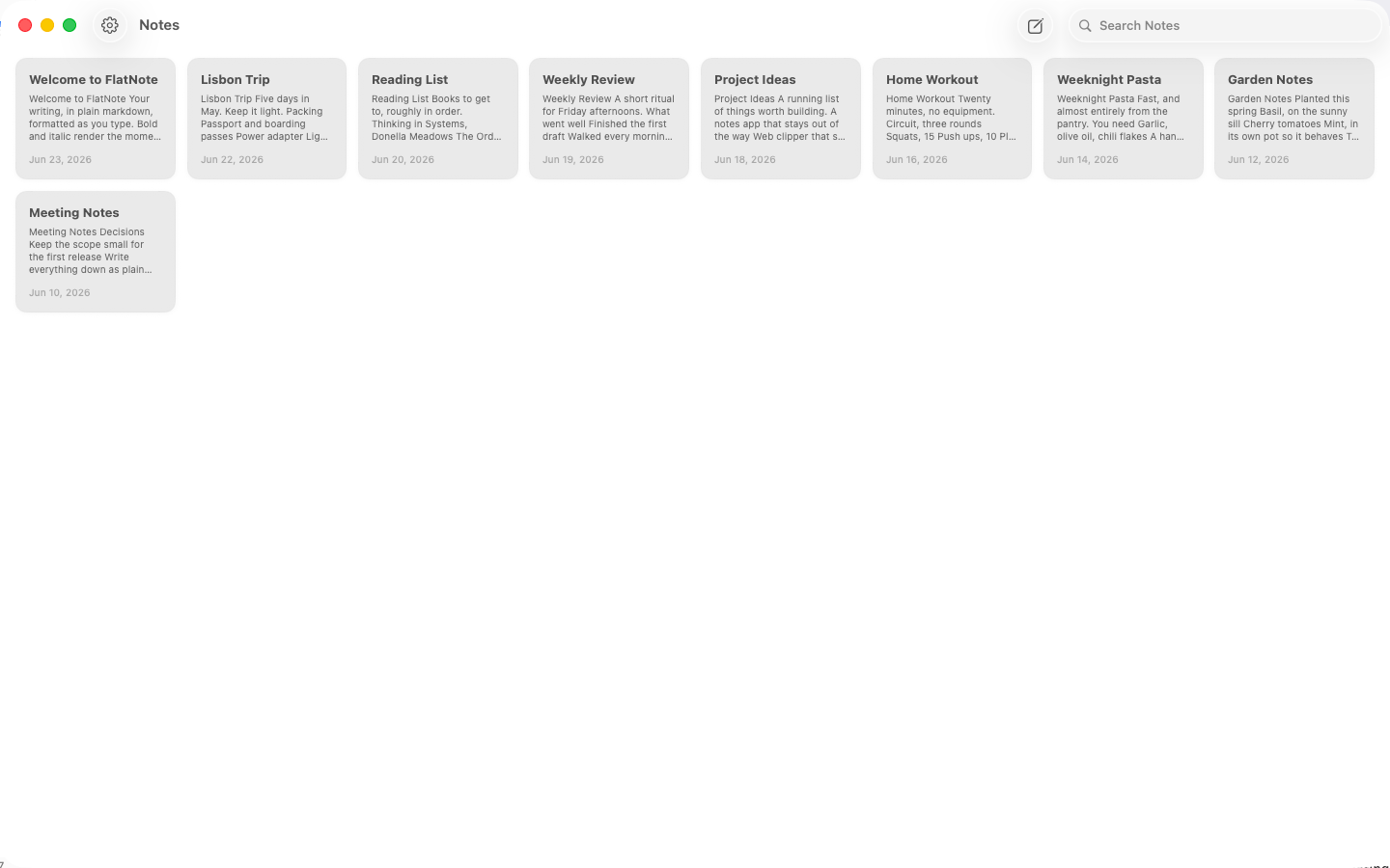 FlatNote screenshot 6