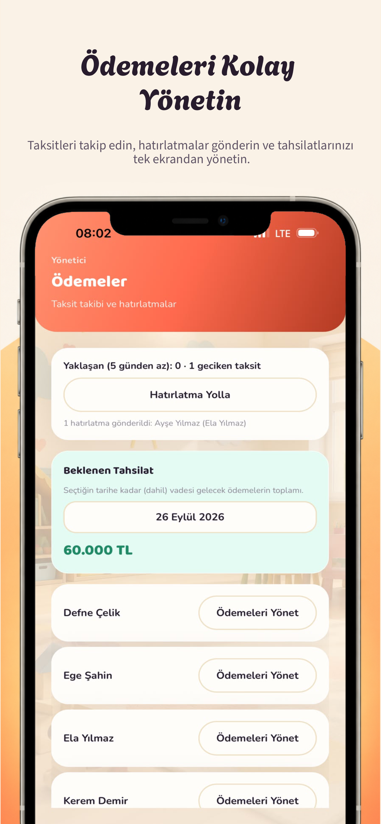 Anaokulu Veli Bilgi Sistemi screenshot 2