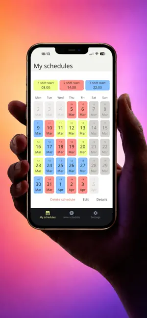 Work Schedule Assistant screenshot 1