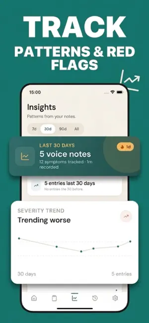 Sympnote: AI Symptom Tracker screenshot 4