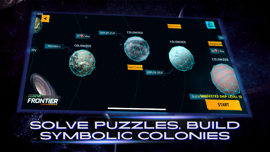 #8. Galactic Colonization: Space X (iOS) โดย: X Dolla Games