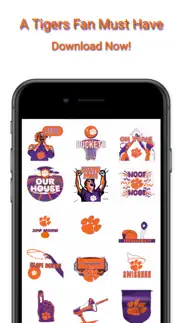 clemson animated stickers 2024 iphone images 4