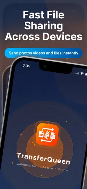 TransferQueen: Photo Share App screenshot 1