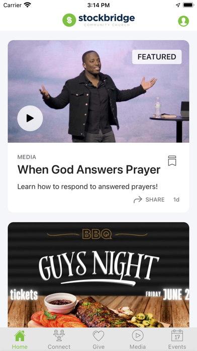 Stockbridge Community Church Screenshot
