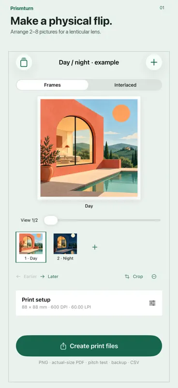 Prismturn Lenticular Prints screenshot 1 of 5