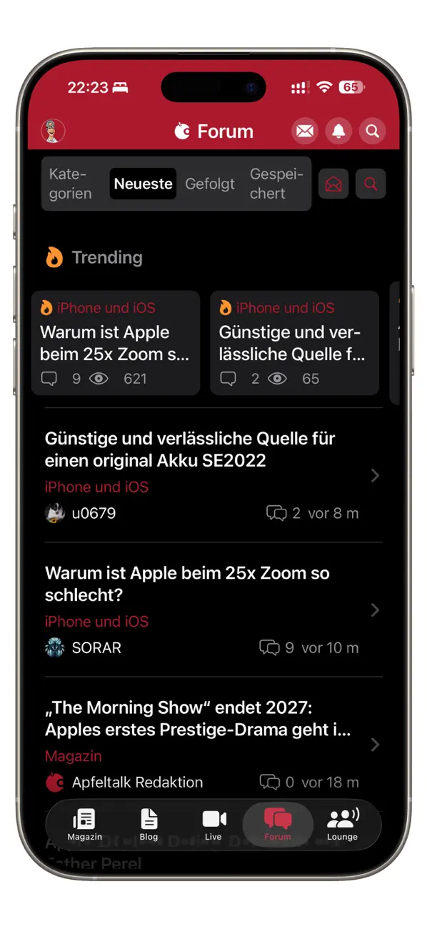 Screenshot #3 pour Apfeltalk