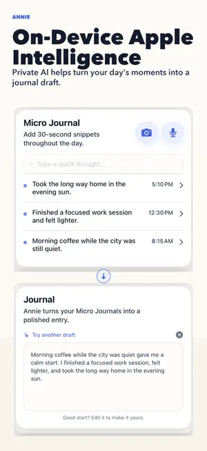 Annie: Daily Journal & Mood screenshot 3