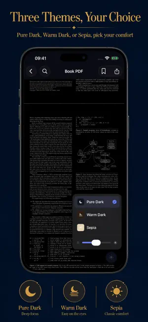 Eclipse: Dark Mode PDF Reader screenshot 3