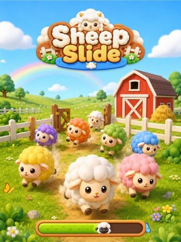 Sheep Slide: Unblock Jam Farm iPad screenshot