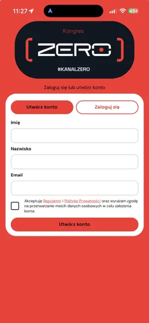 Kongres Zero iPhone screenshot 2