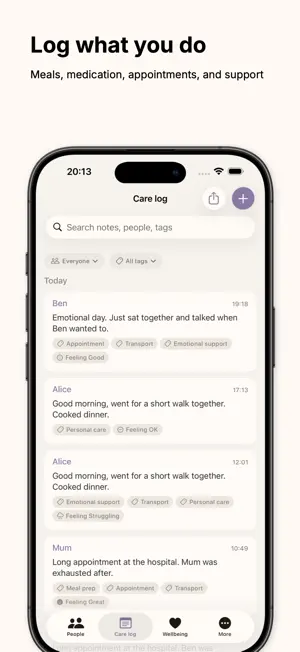 Supported: Caregiver App screenshot 3