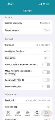 Financial Overview Screenshot 6 of 6