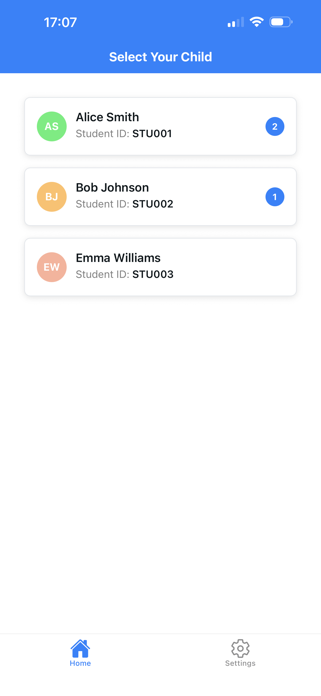 Parent Notification Screenshot 1 of 4
