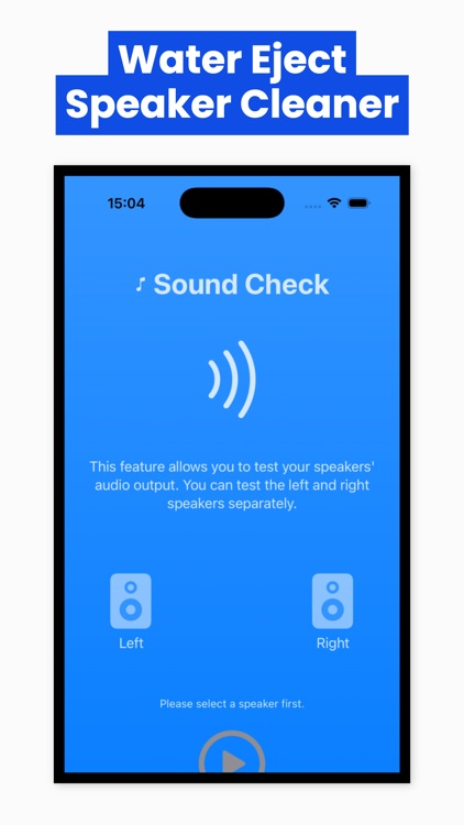 Water Eject & Speaker Fix